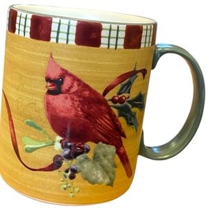 Lenox coffee cups, Cardinal, Winter Greetings Everyday, very good condition